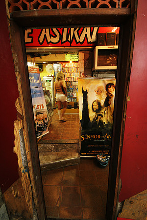 Video Rental Store in the Rocinha Favela